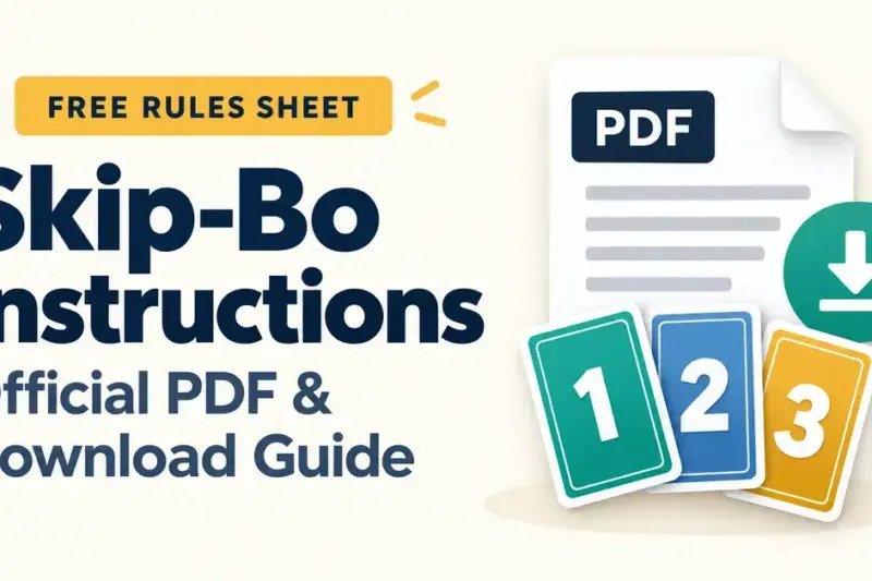 Official Skip-Bo Instructions (PDF): Free Rules Sheet and Download Guide