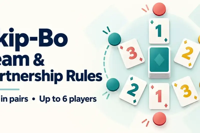 Skip-Bo Team & Partnership Rules: How to Play in Pairs and With 6 Players